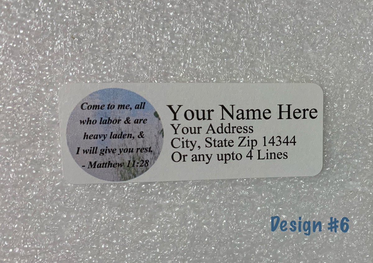 BELLEVERLASTING's tweet photo. #addresslabels #bibleverseaddresslabels #greatcustomerservice #buynow https://t.co/Av05aF8Cjp https://t.co/fAHR0hAQbv