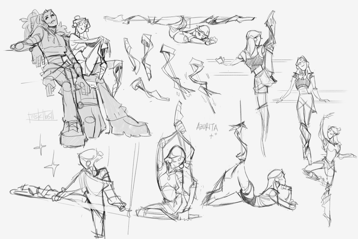azurita hyperfixiation
her legs's design is a mixture between Gazelle's legs from kingsman and a ballet prothesis design by Jae Hyung, I had a lot of fun sketching how would it work!

the warforged girfriends belong to <a href="/NisaCelL_TWR/">NisaCelL (COMMS CLOSED)</a> 💜