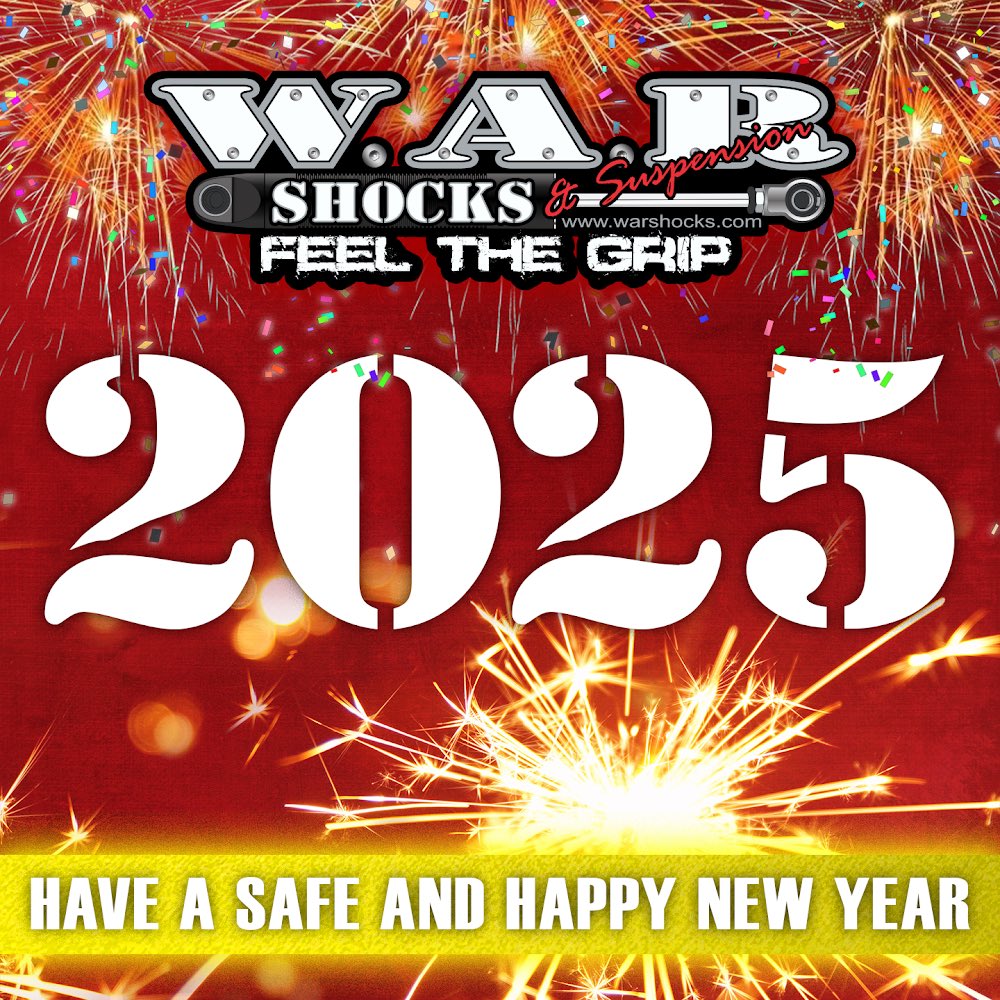 Happy New Year from W.A.R. Shocks!