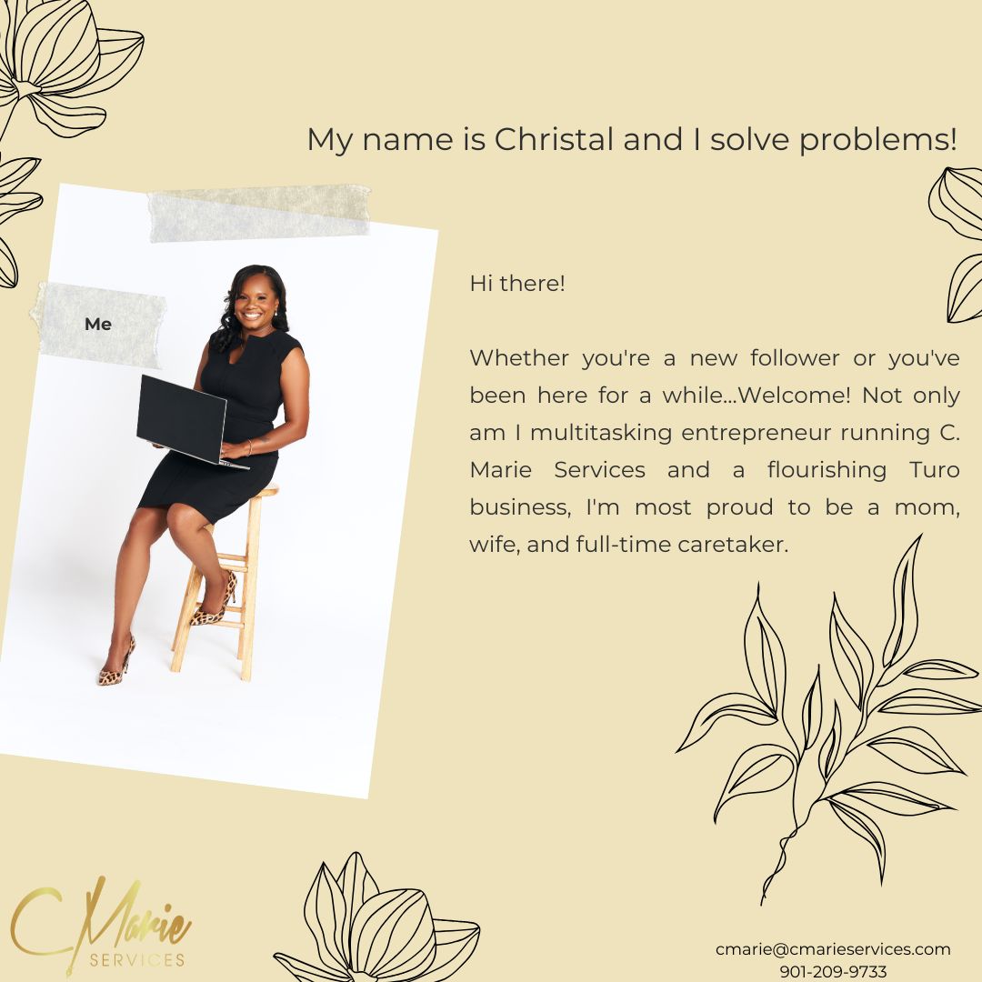 CMarieServices's tweet photo. Starting the new year with an introduction for my new friends! 

So much has changed and I welcome you all to join me on the journey. 2025 adds new services, positions, partnerships, and opportunities. 

Happy New Year! 

cmarie@cmarieservices.com
901-209-9733 https://t.co/OvbWlyfaca