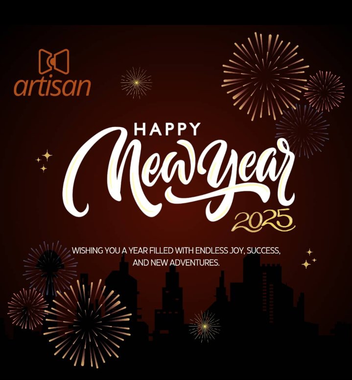 ArtisansBridge's tweet photo. Happy new year from all of us at Artisans Bridge!

May this year be the start of something great in your homes❤️

#artisansbridge #happynewyear #january #newyear #newmonth https://t.co/9dsTFnw7Z2
