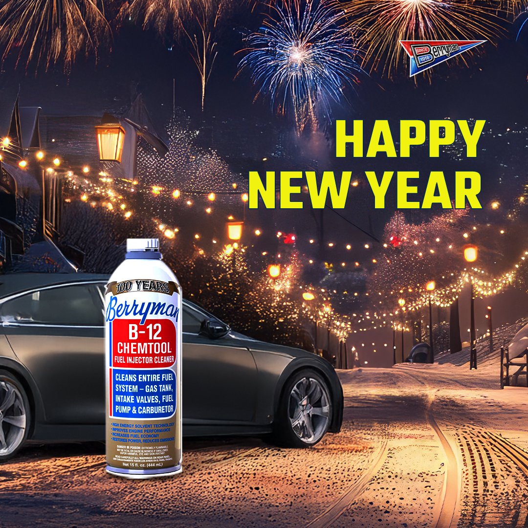 BerrymanInc's tweet photo. #HappyNewYear from all of us at #Berryman! Wishing you a year filled with joy, prosperity and smooth journeys… 🚗💨🌟
What’s your #NewYear resolution? https://t.co/PwI780vuhU