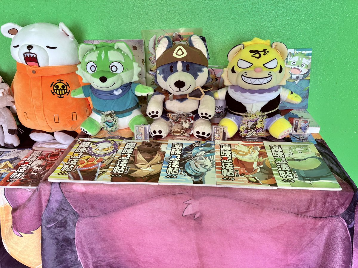 Volga &amp; The Spicy Ninja Scrolls plushies look so cool! I wish you luck <a href="/kinoshita_jiroh/">樹下次郎</a> on your new Kickstarter you have my full support and have a Happy New Year 2025! 🎉 #薬味忍法帖