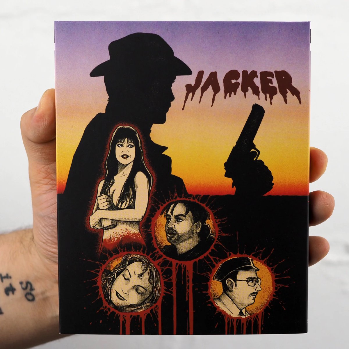 disc_connected's tweet photo. ***ANNOUNCEMENT***
Now available to order on Blu-ray from the @VinegarSyndrome website from @ocndistro partner label #SaturnsCoreAudioVideo: #Jacker / #Jacker2: Descent to Hell (1993/1996)!
Shot during a lull in production during their seminal SOV epic Burglar From Hell, New York based writer / director Phil Herman and his Falcon Video collective concocted Jacker; unleashing another notable fanzine favorite during the ‘90s mail order horror boom that was keenly inspired by the real life rash of carjackings that proliferated in the Tri-State area during the era. Its notoriety inspired the elaborate sequel Jacker 2: Descent to Hell three years later and helped cement Phil Herman’s status as a distinctive and eccentric voice in the analog underground.
In Jacker (1993), Mike Rivers is a man on the edge. After killing his nagging wife, he embarks on a non-stop spree of violence; executing unsuspecting motorists for sport. The tenacious Detective Jackson harbors an unquenchable thirst for vengeance after Rivers murders his sister in cold blood. With Jackson hot on the trail and Rivers’ crime spree escalating, the two inevitably collide in a savage fight to the death. Featuring another early and revealing performance from future W.A.V.E. starlet Debbie D. (Eaten Alive: A Tasteful Revenge), Jacker combines thick Queens accents, a skateboard vs. car chase, and bowls of blood-soaked mini wheats for an unforgettable, mind-razing cult movie experience.
The pychotic car jacker Mike Rivers awakes and continues his reign of terror in Jacker 2: Descent to Hell (1996). But this time, Rivers returns as a supernatural entity who can inhabit the bodies of his murdered victims. Focusing his ire on his loan disfigured survivor James, Rivers plunges him into a surreal, psychological hellscape that resembles a solarized verision of Harmony Korine’s Trash Humpers. A New York lensed, analog grimefest with a dollop of prophetic social commentary which boasts a stellar cast including Joel D. Wynkoop (Creep, Lost Faith), Nancy Feliciano (Sickened), and Marilyn Ghigliotti (Clerks, Clerks III)!
directed by: Ben Stanski & Barry Gaines
starring: Phil Herman, Barry Gaines, Debbie D., Marilyn Ghigliotti, Ben Stanski, Patrice Jackson, Joel D. Wynkoop
1993, 1996 / 194 min (combined) / 1.33:1 / English DTS-HD MA 2.0
Additional info:
Region Free Blu-ray
New transfers of both features from the original analog master tapes
Audio commentary on both features with writer / producer / actor Phil Herman
Optional introductions by writer / actor Phil Herman and actor Joel D. Wynkoop
“Jack of all Trades” -an interview with writer / producer / actor Phil Herman
“Finding the Essence” -an interview with actress Marilyn Ghigliotti
“To Hell and Back” -an interview with actor / director Barry Gaines
“Two’s Company, Three’s a Crowd” -an interview with actor Joel D. Wynkoop
“Descent to Jersey” -an interview with editor Dave Castiglione
Archival Debbie D. modeling tape from 1992
BTS stills gallery
Reversible sleeve
English SDH subs
https://t.co/U5vlUGEBUC
#BluRay #PhysicalMedia #BluRays #BoutiqueBluRay #CultMovies #DiscConnected #VinegarSyndrome #SaturnsCore