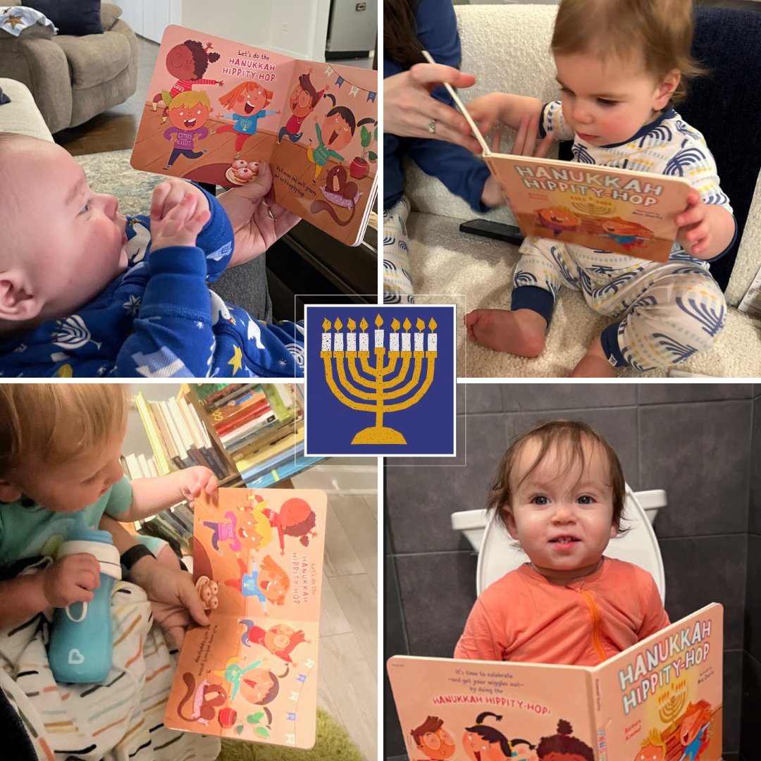 Barbara Kimmel (@bkimmelwrites) on Twitter photo 😍Thank you for sharing these adorable photos of your little ones enjoying HANUKKAH HIPPITY-HOP! 🕎💙 Wishing everyone a joyful 2025! <a href="/KarBenPub/">Kar-Ben Publishing</a> #HanukkahHippityHop #AmWriting #JewishBoardBooks #Hanukkah #KidLit #ChildrensBooks 😍Thank you for sharing these adorable photos of your little ones enjoying HANUKKAH HIPPITY-HOP! 🕎💙 Wishing everyone a joyful 2025! <a href="/KarBenPub/">Kar-Ben Publishing</a> #HanukkahHippityHop #AmWriting #JewishBoardBooks #Hanukkah #KidLit #ChildrensBooks