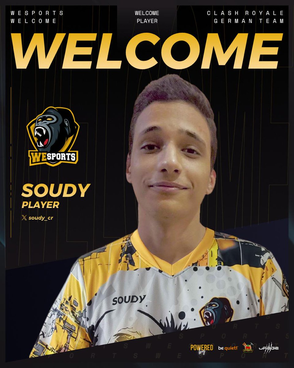 We can't be any happier that <a href="/soudy_cr/">Soudy CR</a> decided to join us.
We are looking forward to a succesful time together with and because of him.

Soudy joins us from Olimpo Squad where he won a lot of tournaments with the Team and as a solo Player. A crucial addition to our Team. 🦍⭐