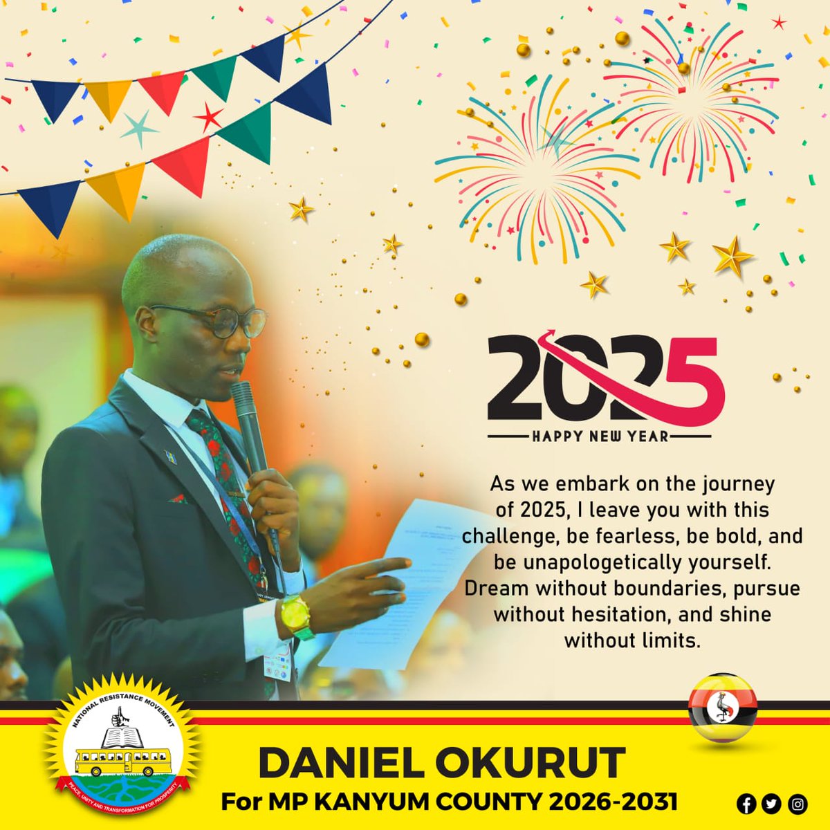 Happy New Year Of 2025 To All - Lets All Endeavor To Make It Count 🙏