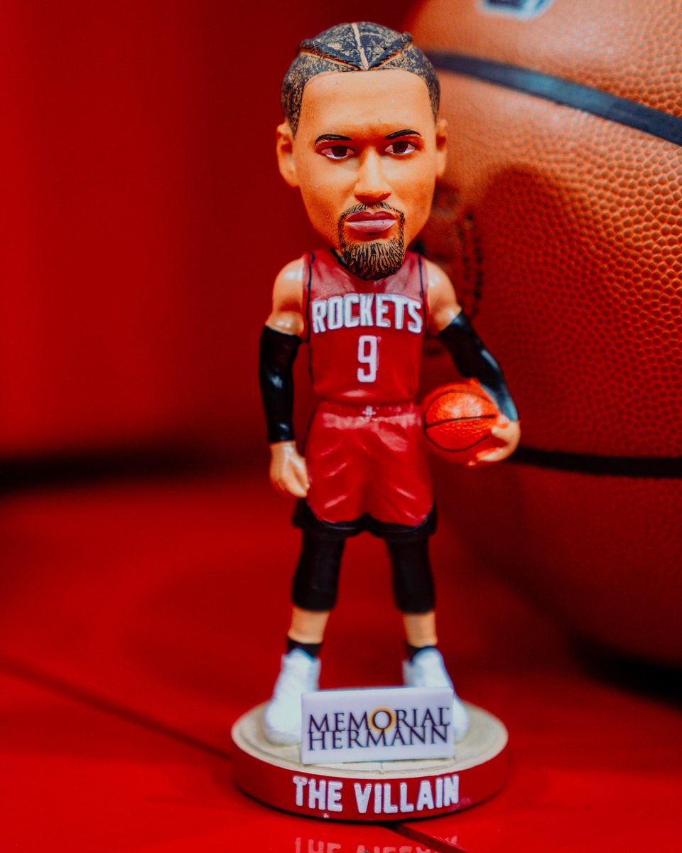 HoustonRockets's tweet photo. Tonight’s the night!

The first 3,000 fans in attendance will get a Dillon Brooks bobblehead, courtesy of @memorialhermann. 

PLUS, 9 lucky fans will get a special edition Villain bobblehead &amp; meet DB after the game.

Will you be one of them?

Tickets: https://t.co/2A7nP6zVaf https://t.co/ehKjQIO00j