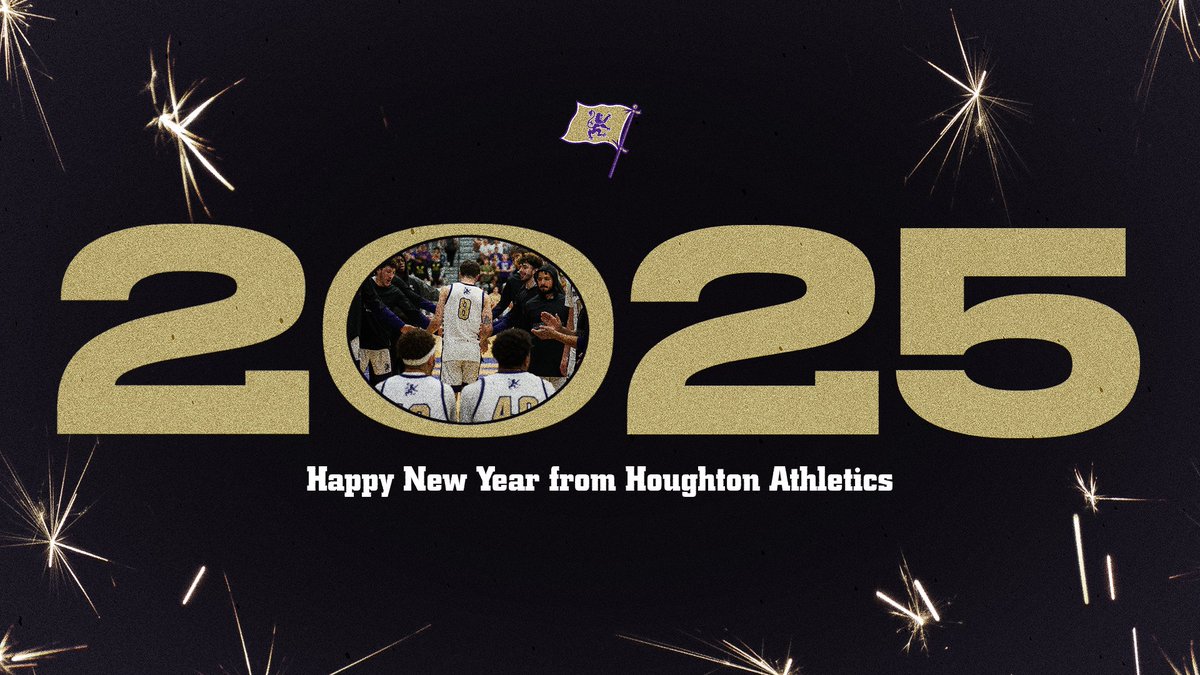 HUHighlanders's tweet photo. Happy New Year from Houghton Athletics. We hope 2025 is full of God's rich blessings. #GoHighlanders https://t.co/FPO5J9lYi2
