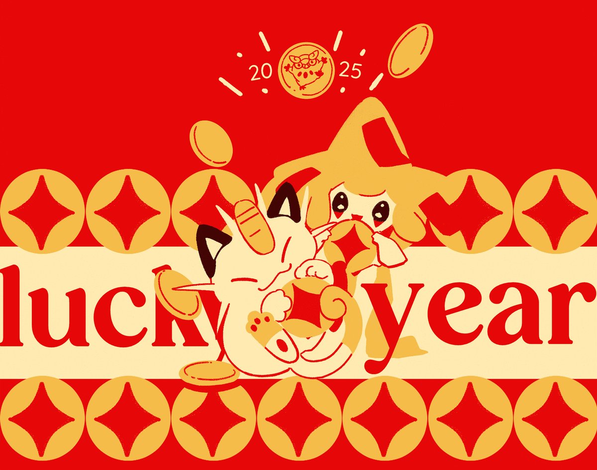 Sugahri's tweet photo. Here's for a lucky 2025!! Happy New Year!! ⭐️⭐️⭐️ https://t.co/A2phY5XdoW