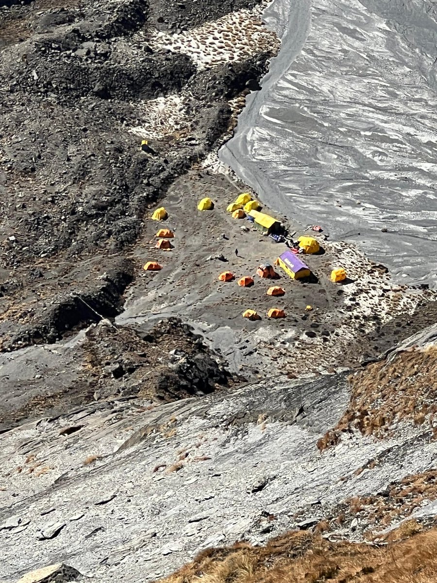 First day of the new year and I am lucky enough to be in the mountains; attempting Annapurna 8091m in the winters. 
Climbing to C-2 today
Will further climb up to C-3 tmrw 
Let's see what the mountain offers in it's harshest conditions. 
#WinterAnnapurna25 
#OddiseyAnnapurna25