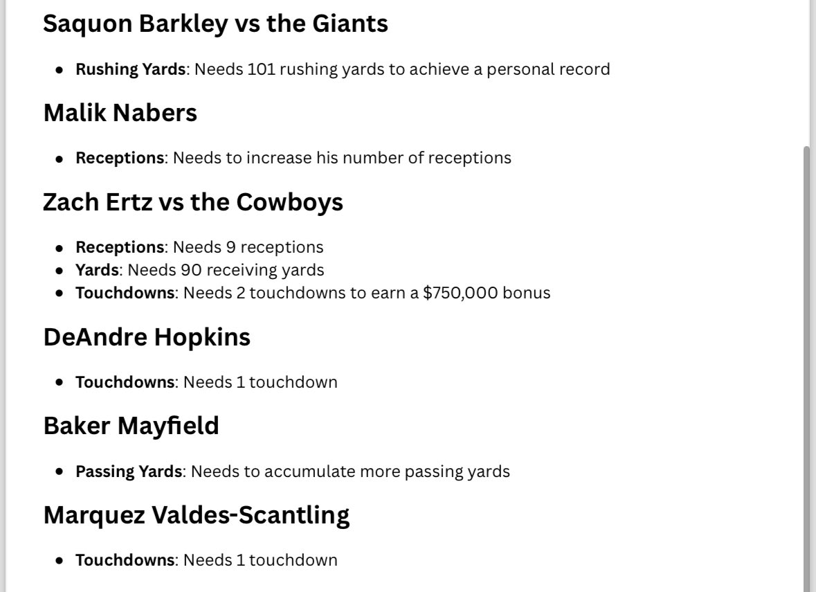 thenhlbetter's tweet image. NFL Week 18: Players Chasing Incentives 💰🏈

It's that time of the season where players are extra motivated to hit their bonuses. Here are some to keep an eye on this week: