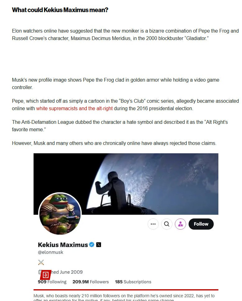 MDMsol_'s tweet photo. What could Kekius Maximus mean? 

https://t.co/aQUjh8eP1w https://t.co/aq33aL63ML
