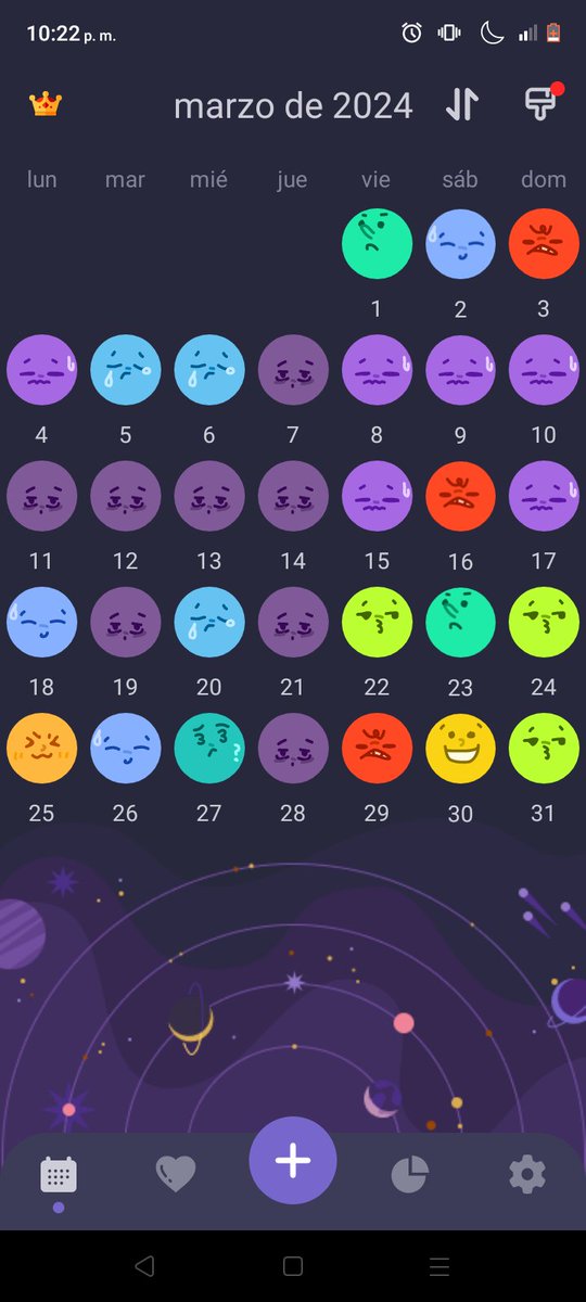 chewy_cloudd's tweet photo. Since 2024 is over i'm gonna show my moodpress calendary just because and because the emojis are so me :p (🧵) https://t.co/IgvyvNwmog