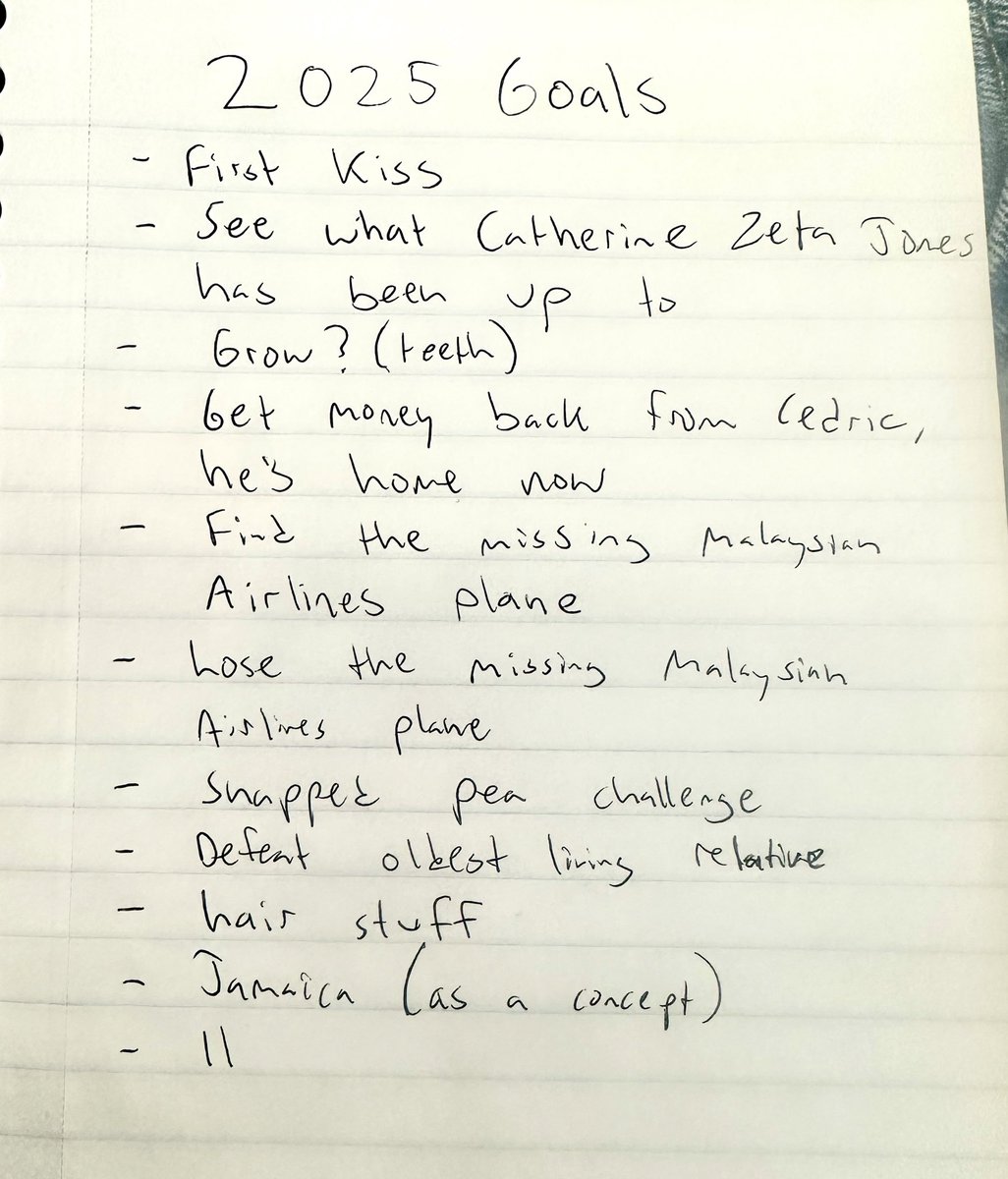 My 2025 goals