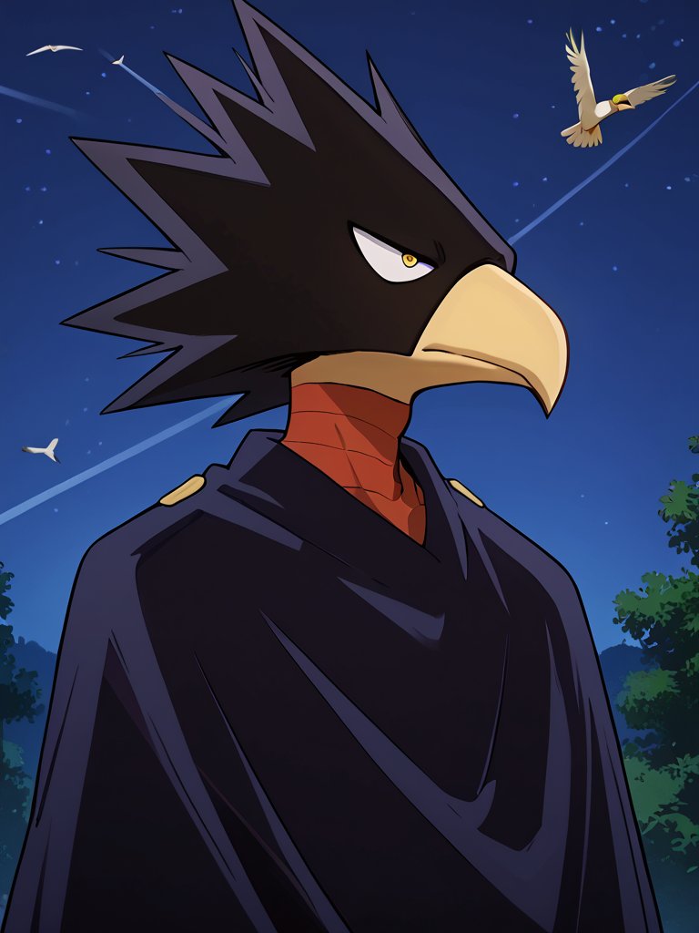 unrandomas34580's tweet photo. A picture of my husband that I made :3
#MyHeroAcademia #fumikagetokoyami #Aiart https://t.co/m6hIMPz0DF