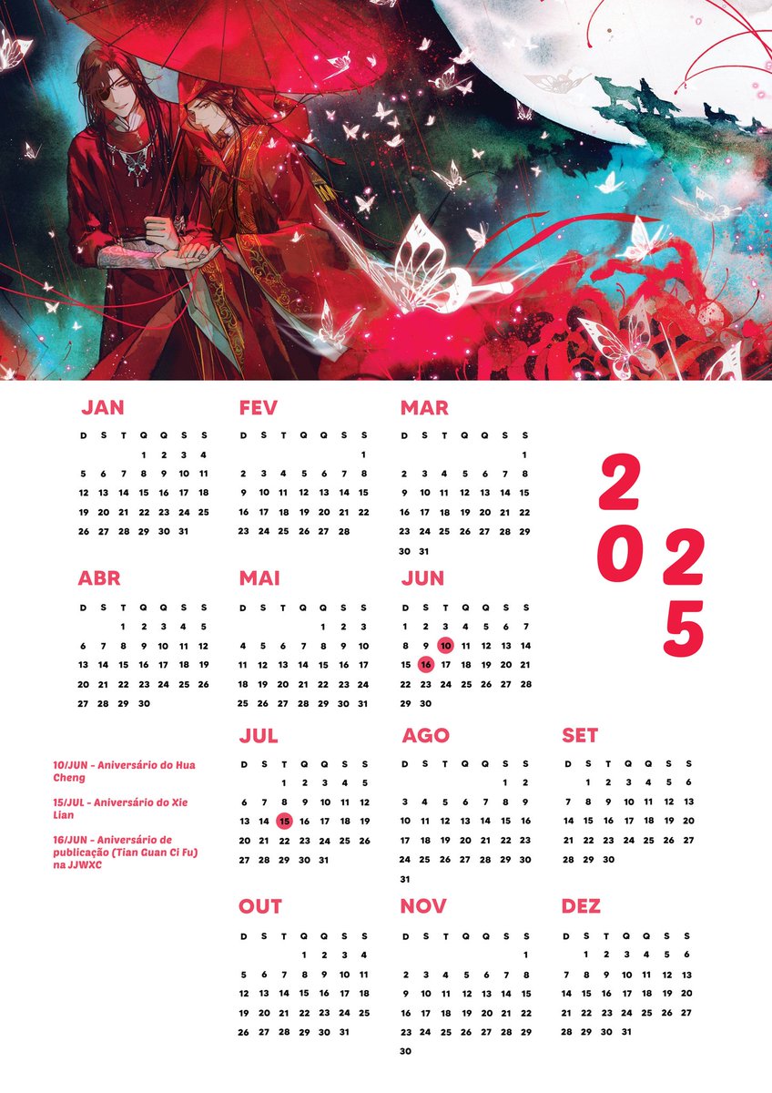 TAXY4N's tweet photo. Aqui o calendário de 2025 temático de algumas novels, se alguém quiser pode imprimir e usar sem problemas🙏 https://t.co/JtuFnAKLms