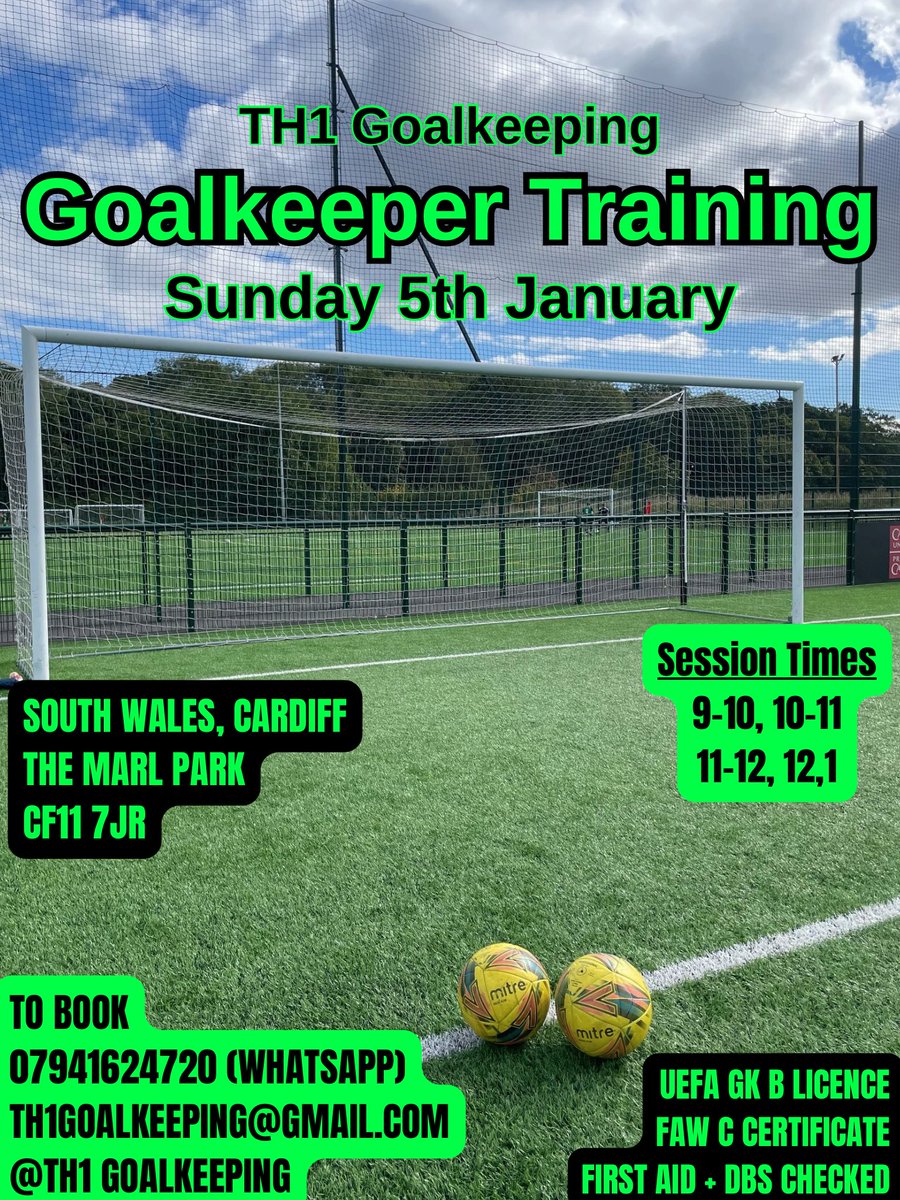 Goalkeeper Training in Cardiff.🏴󠁧󠁢󠁷󠁬󠁳󠁿🧤
