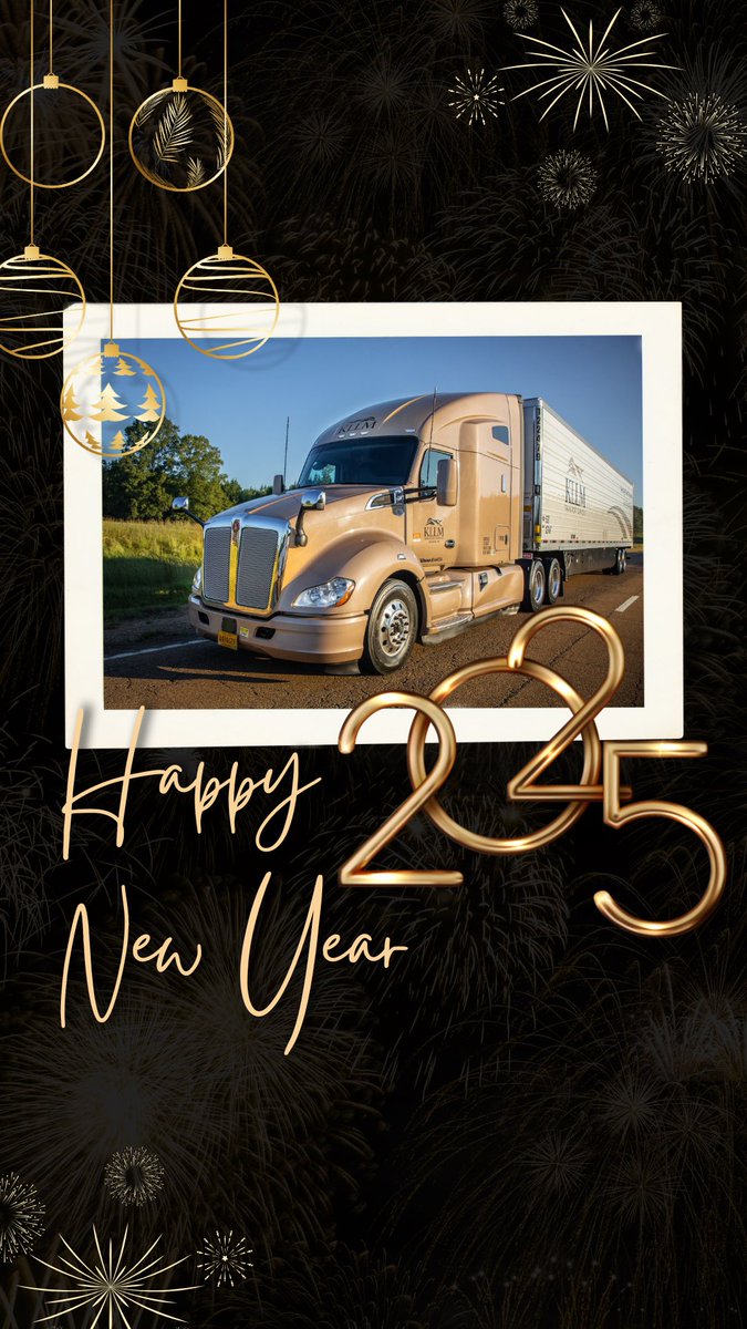 KLLMtransport's tweet photo. Happy new year from KLLM! We hope 2025 is your best year yet. https://t.co/lfq06cwIuu
