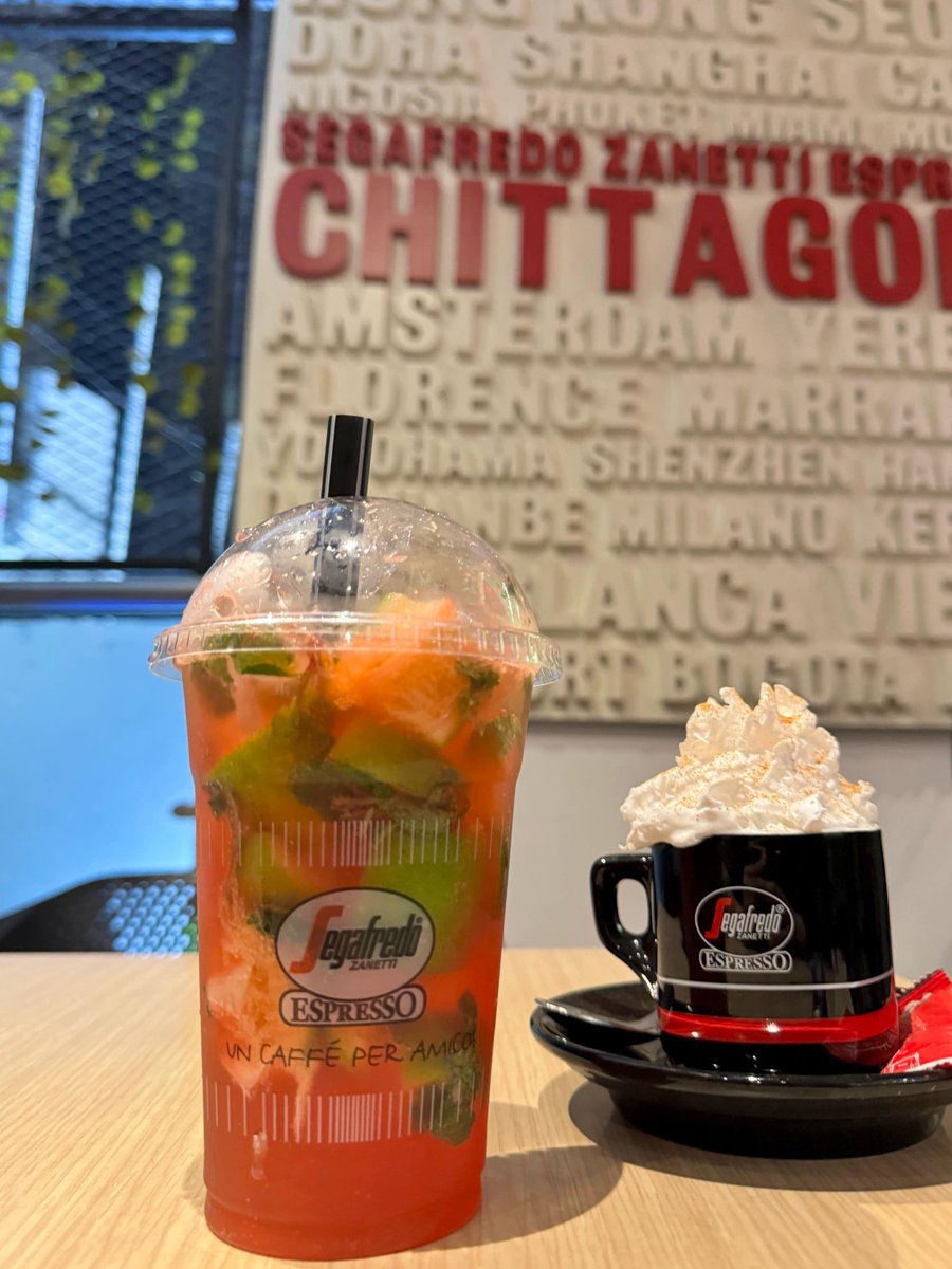 FouziaAfreenLis's tweet photo. Chittagong's gem Segafredo’s Mayan Mocha is nothing short of magic —
rich, creamy, and unforgettable! ☕✨ 

Wish we had this bliss here in Dhaka. 

#ChittagongDelights https://t.co/VR7Ykg4upm