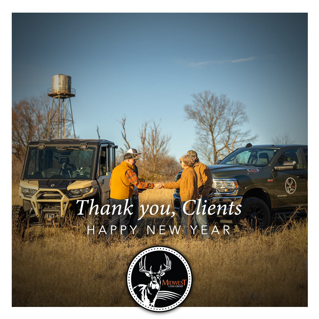 MWLandGroup's tweet photo. We could not do what we do if not for our tremendous clients. 

To those we’ve had the privilege of working with over this past year, we wish you a very Happy New Year, from your friends at Midwest Land Group.

#MLGDifference #HappyNewYear #ThankYouClients https://t.co/X1dR97UHOe