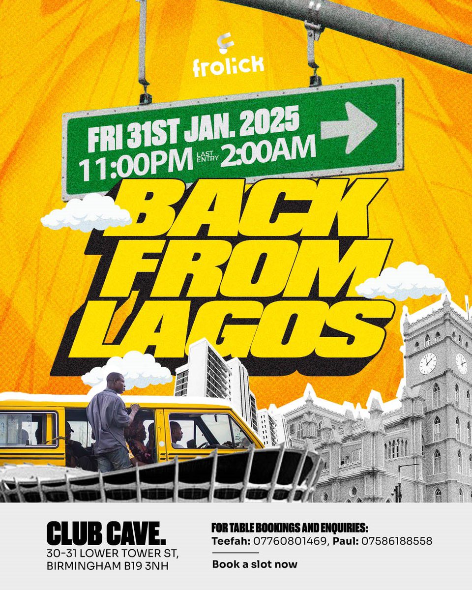 We are BACK FROM LAGOS but you know the groove don’t stop! It’s time to party the lagos way in the 2nd edition of the BFL party! And as a welcome to the new year, we are giving away 20! Free tickets! Grab your tickets in the link below ASAP! fatso.ma/04HF