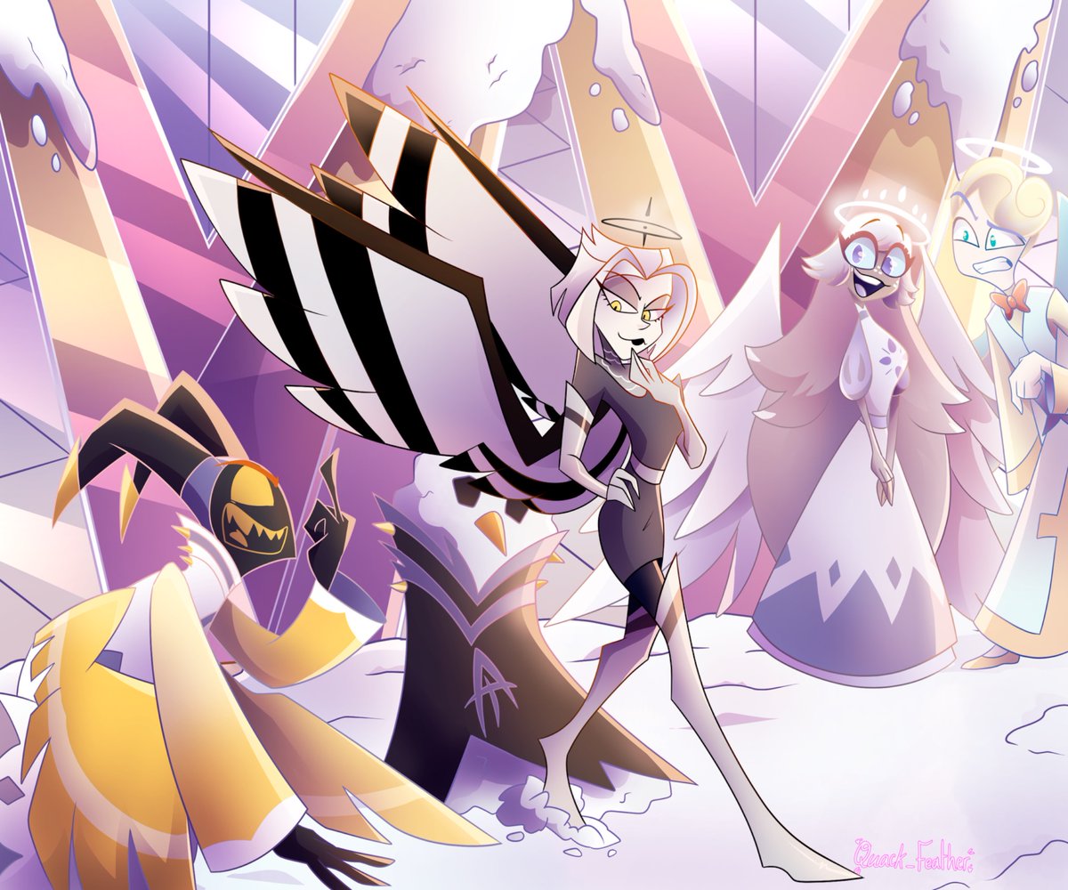 Quack_Feather's tweet photo. #Hazbinwinterweek day 3!!
Adamโs an immature man
#hazbinhotel #lute #adam #emily #stpeter https://t.co/ToJ592GqJV