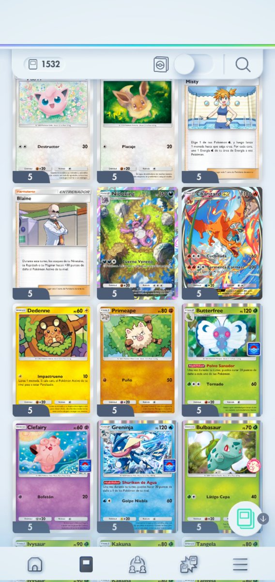 ceesarxD's tweet photo. @TheMaxPhoenix este juego es horrible ni un weepinbell, kabutops, flareon o nidoqueen  a pero si 5 charizards https://t.co/3khTcDGi4Y