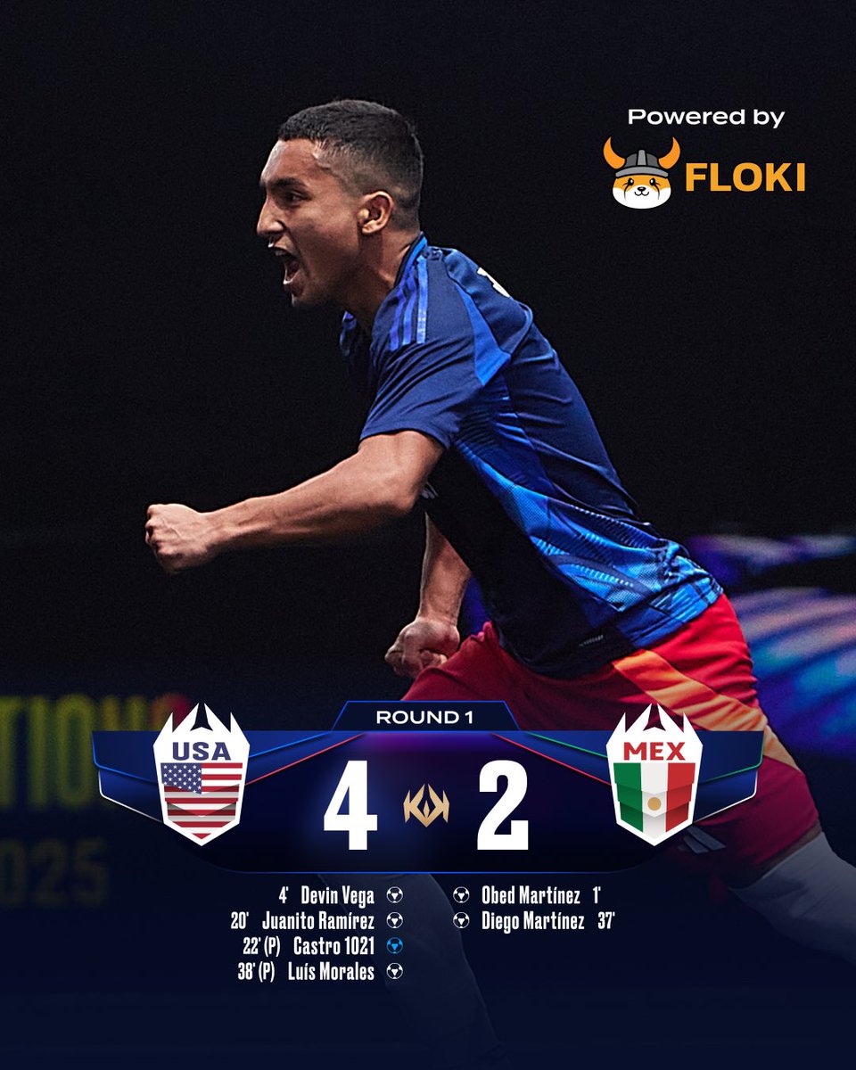 USA 🇺🇸 debuta con victoria ante su máximo rival 🇲🇽

#KingsWorldCupNations