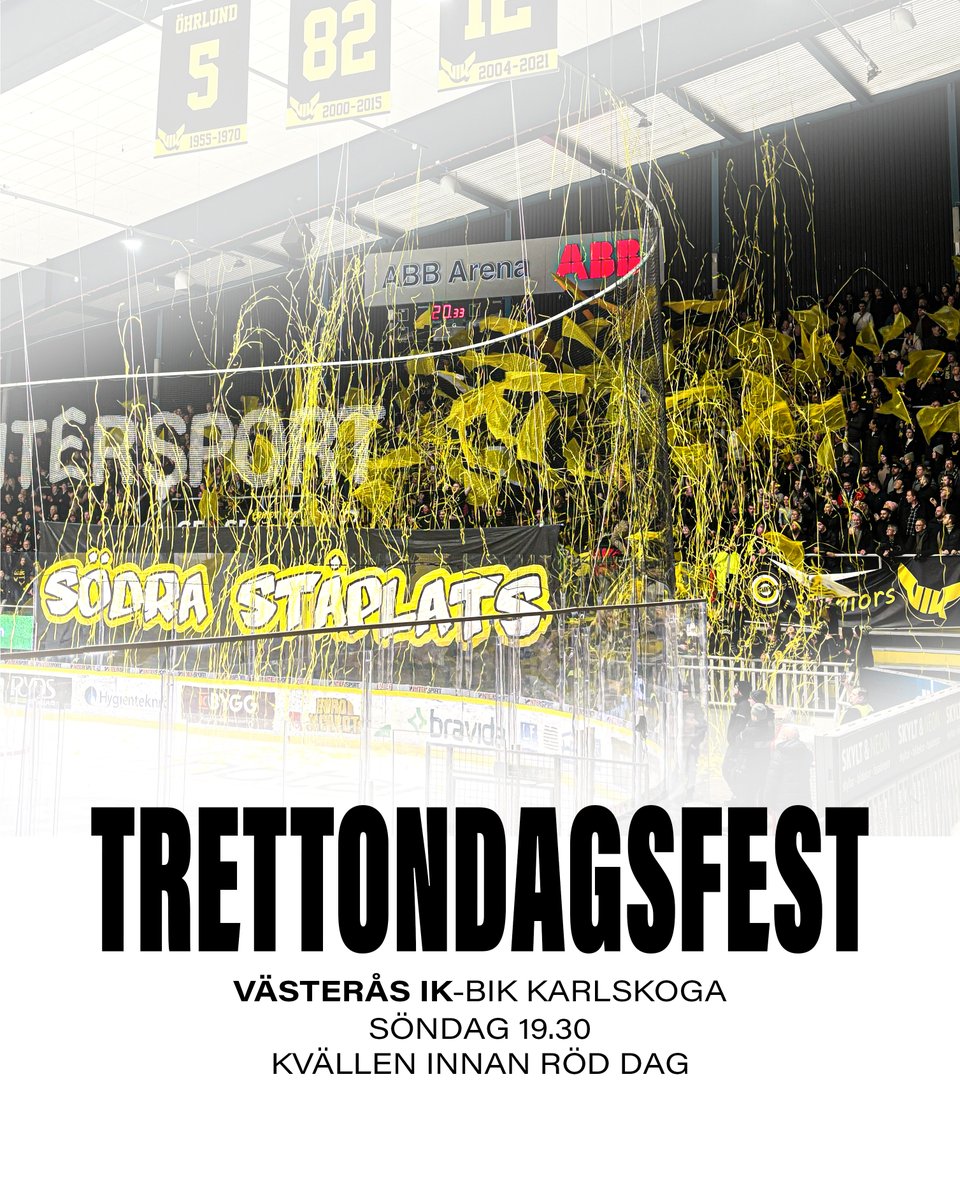 VasterasIK's tweet photo. Snart söndag!

Så här såg vi ut senast med över 1 000 sålda biljetter på vår södra ståplats.

Visst blir vi ännu fler på söndag?😍 https://t.co/lEUiBmtJiy