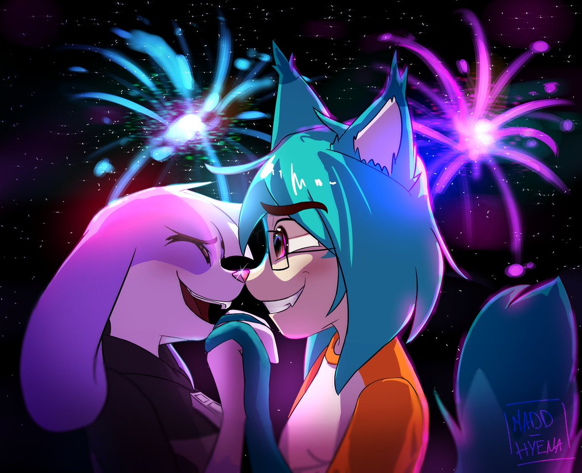 lyeloudoodz (on Bluesky) (@lyeloudoodz) on Twitter photo Happy new year everyone!!🥂 🎇 I posted it on bluesky already but I might as well post it here too I guess
Here's a redraw of a fanart I did during <a href="/AshNicholsArt/">Ashley Nichols 🐰</a> and <a href="/kovox/">Michael Kovach</a> 's 2019 last livestream!!
:}✨💖
#hunicast Happy new year everyone!!🥂 🎇 I posted it on bluesky already but I might as well post it here too I guess
Here's a redraw of a fanart I did during <a href="/AshNicholsArt/">Ashley Nichols 🐰</a> and <a href="/kovox/">Michael Kovach</a> 's 2019 last livestream!!
:}✨💖
#hunicast