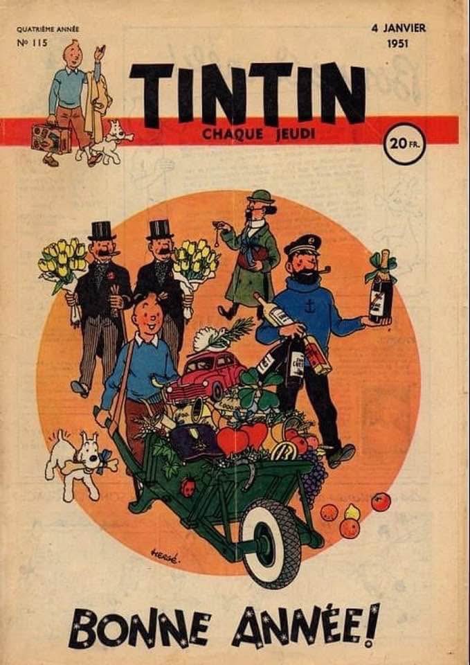 Menilmuche's tweet photo. Meilleurs vœux 1951 https://t.co/rcjNFll41M