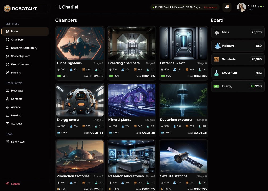 🚀 RobotAnt Launching Tomorrow on PinkSale! 🚀

The world of RobotAnt, the revolutionary browser game with crypto integration, is here! Build your robotic ant colony, gather resources, and conquer the cosmos – powered by $RANT.

🔑 Fairlaunch Details:
 • Platform: PinkSale
 •