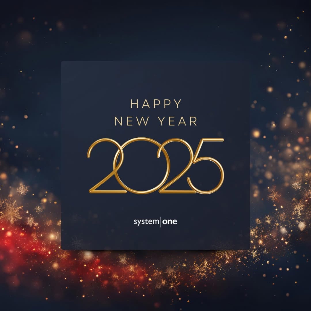 SystemOneHTX's tweet photo. From all of us at System One, thank you for being part of our journey.

Let’s make this year our best one yet! 

#2025 #SystemOneHouston https://t.co/ZR2j9AmmuP