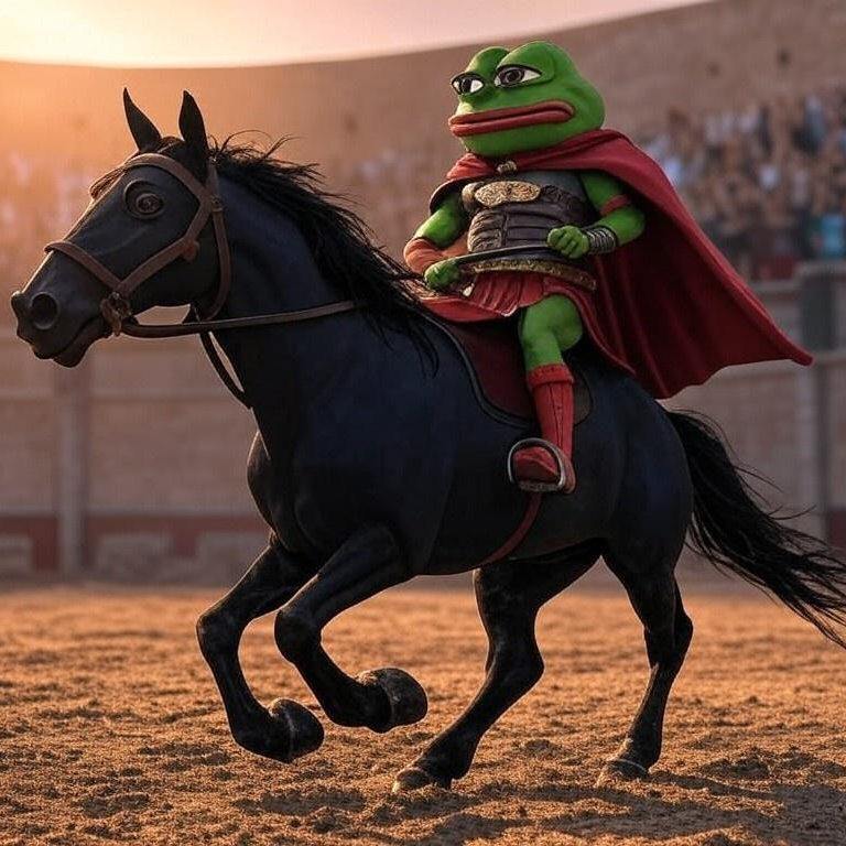 MDMsol_'s tweet photo. On his mighty steed, $MDM charges forward. The warhorse of legends leads the way https://t.co/5vyrskK5Qe