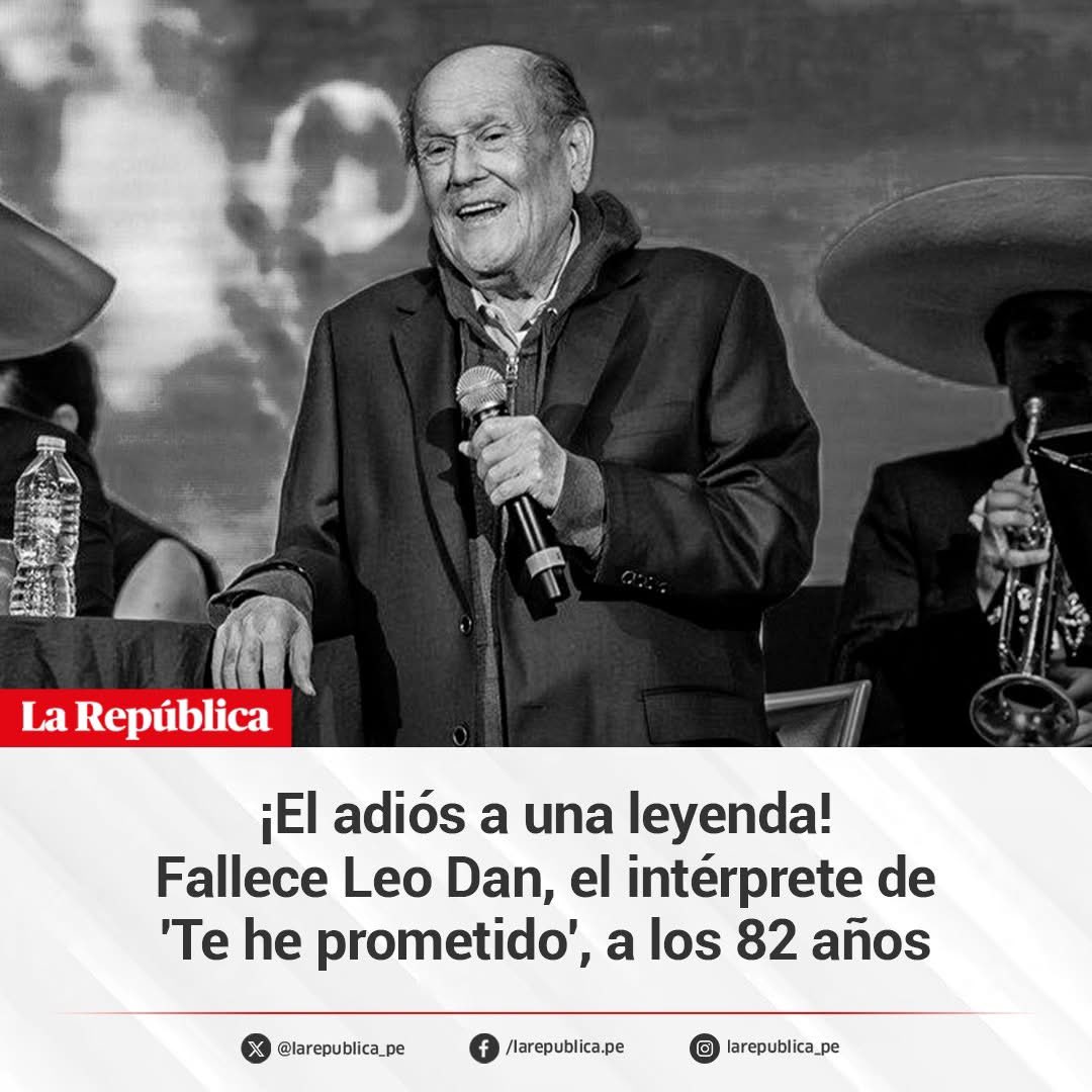 levirey's tweet photo. Fallece Leo Dan 🇦🇷, quien se despidió el año pasado de la carrera musical 🎤 en una gira donde se le vio bastante agotado. No obstante, su música y talento que ha cautivado a generaciones, son inmortales. 🕊️ Q.E.P.D. https://t.co/AkUgtPKjSW