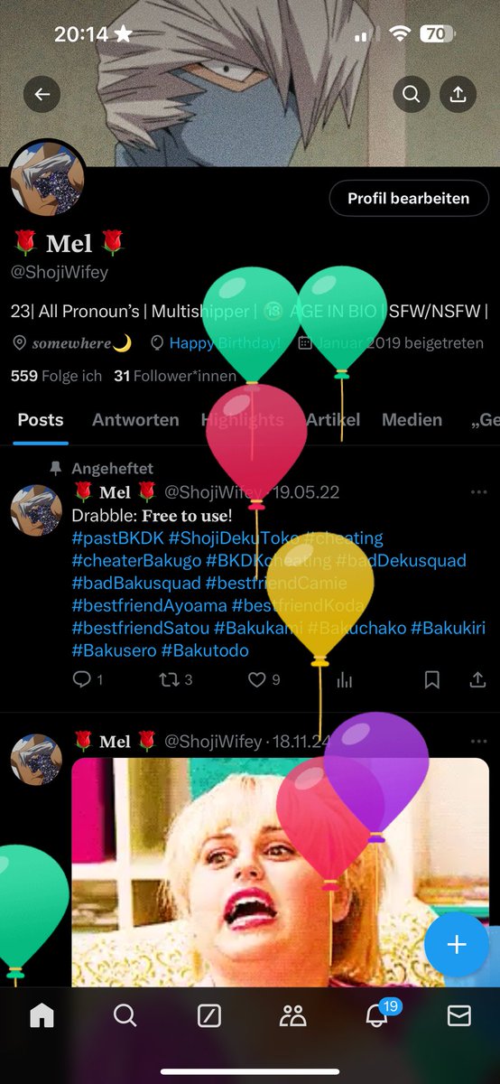 ShojiWifey's tweet photo. Yaaaay….

(Birthday this year wasn’t the best in my opinion…Depression made it worse than last year) https://t.co/ZGIvnsaelv