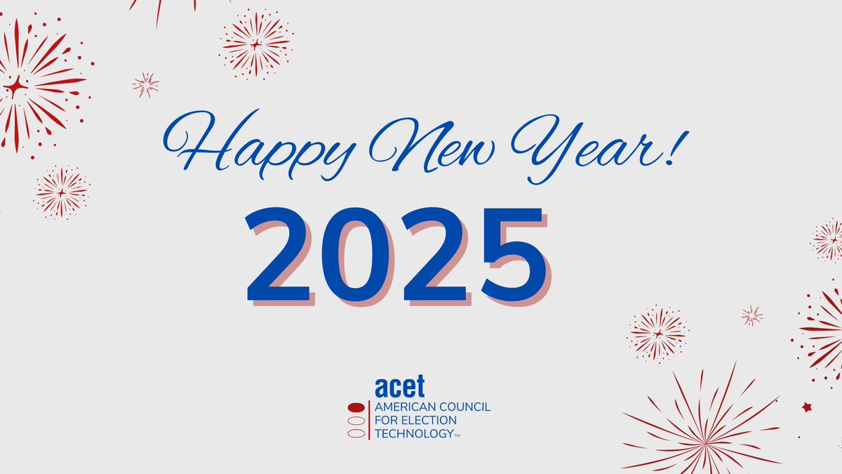 American Council for Election Technology tweet media