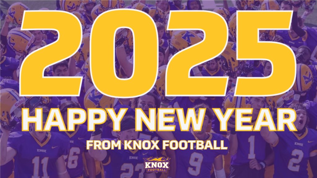 Happy New Year to everyone. A lot of excitement to come for Knox football as we get back to work here this Winter.

#FireFootball #AEE