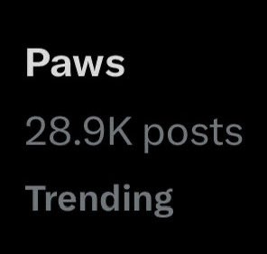 PiNetworkAlerts's tweet photo. Dear Community- Like this tweet for you ❤️ You made it possible 🔥🔥

$PAWS is trending on #X https://t.co/wVo14BU534