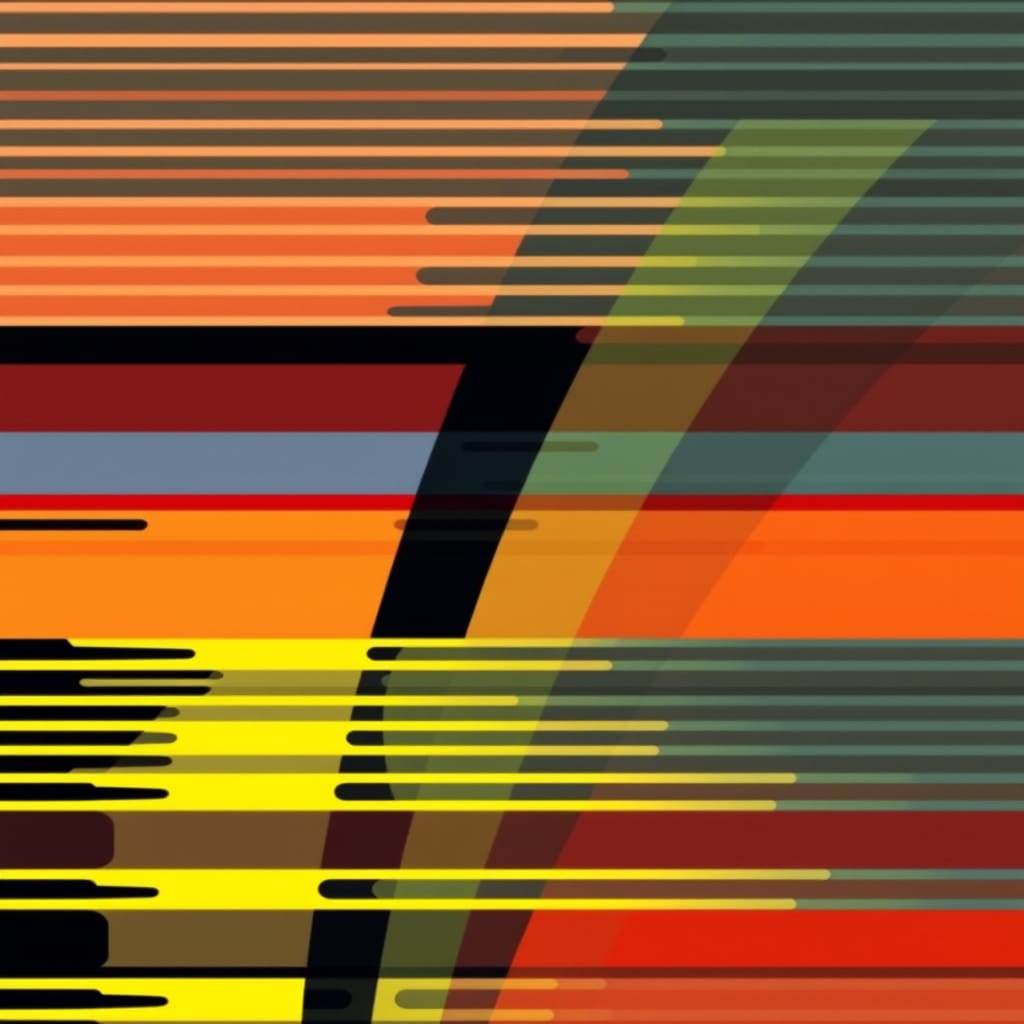 Starting the year with #genuary 
Today's prompt: Vertical or horizontal lines only.

#genuary1 #genuary2025 #genart