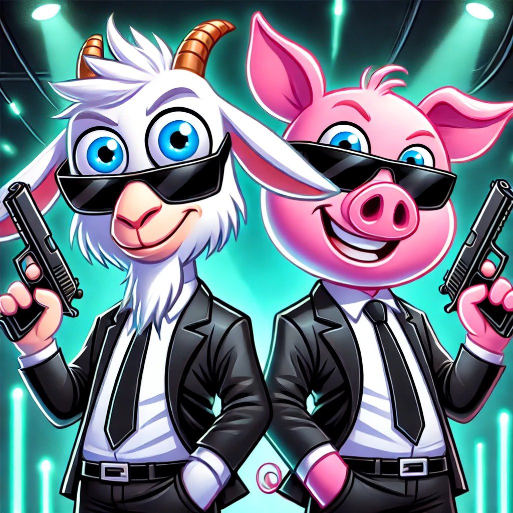 LETSGOOAT's tweet photo. GOATTIE and PIGGY $5 giveaway.

- Like and Rt🎁

24 hours left😉

#crypto #memecoin #bullrun https://t.co/9t5CKPWk6q