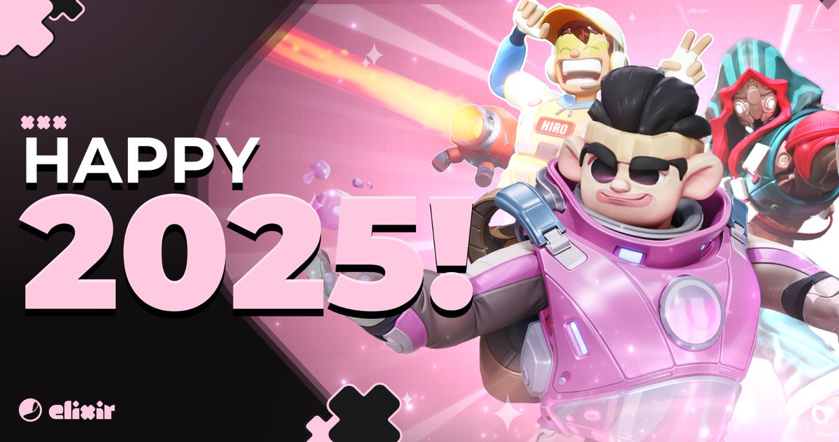 🎉✨ We wish you a Happy 2025 Elixir fam! 🎮💙