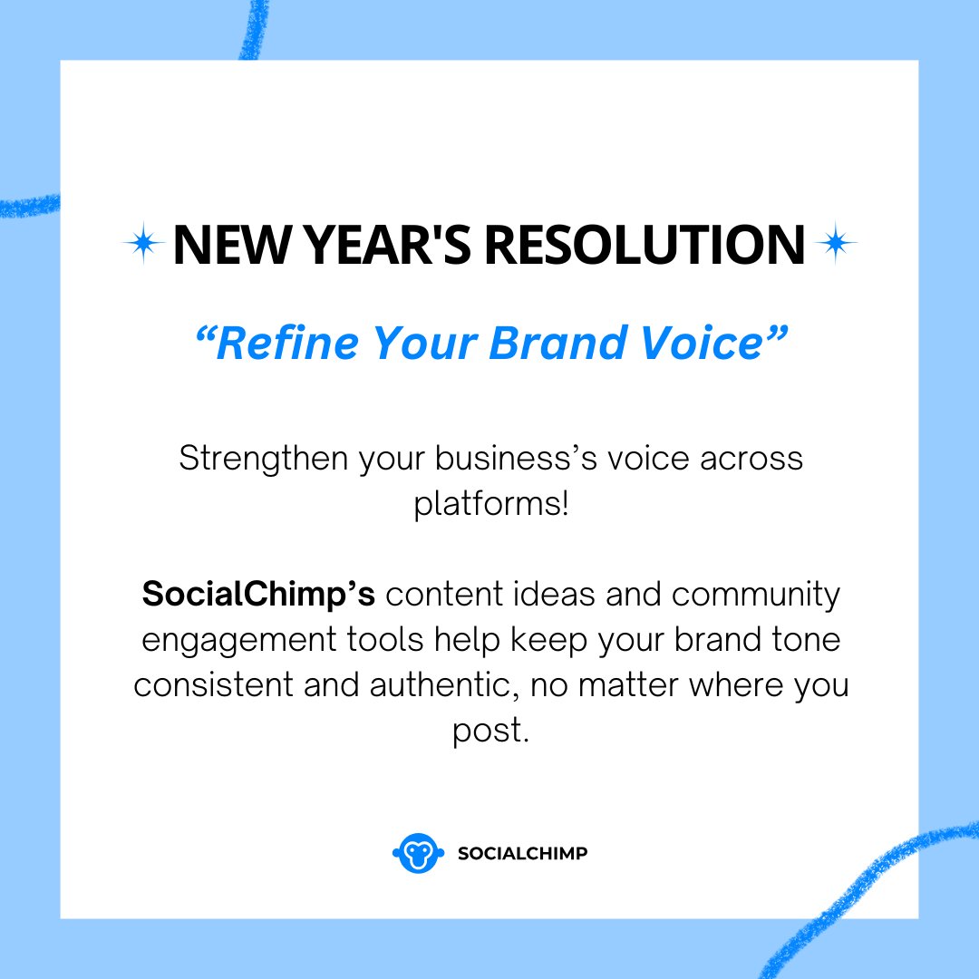 SocialChimpAI's tweet photo. Start the year strong with SocialChimp—your partner in achieving your 2025 goals!! 👏💙

#SmallBusiness #ContentCreation #SocialMediaMarketing #DigitalMarketing #BusinessOwners #ContentCreator #MarketingStrategy #OnlinePresence #GrowYourBusiness https://t.co/fHtZ2h3s3J