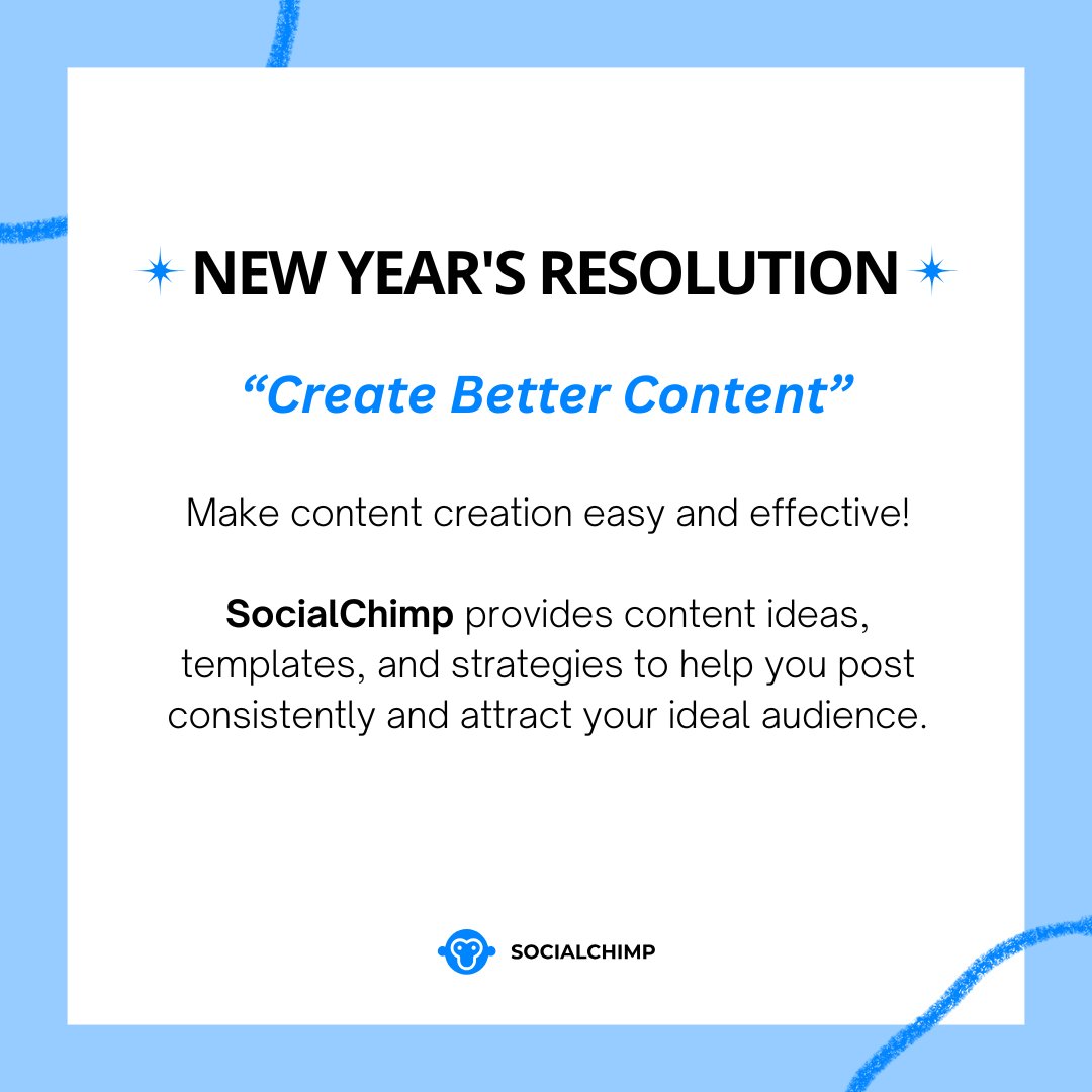 SocialChimpAI's tweet photo. Start the year strong with SocialChimp—your partner in achieving your 2025 goals!! 👏💙

#SmallBusiness #ContentCreation #SocialMediaMarketing #DigitalMarketing #BusinessOwners #ContentCreator #MarketingStrategy #OnlinePresence #GrowYourBusiness https://t.co/fHtZ2h3s3J