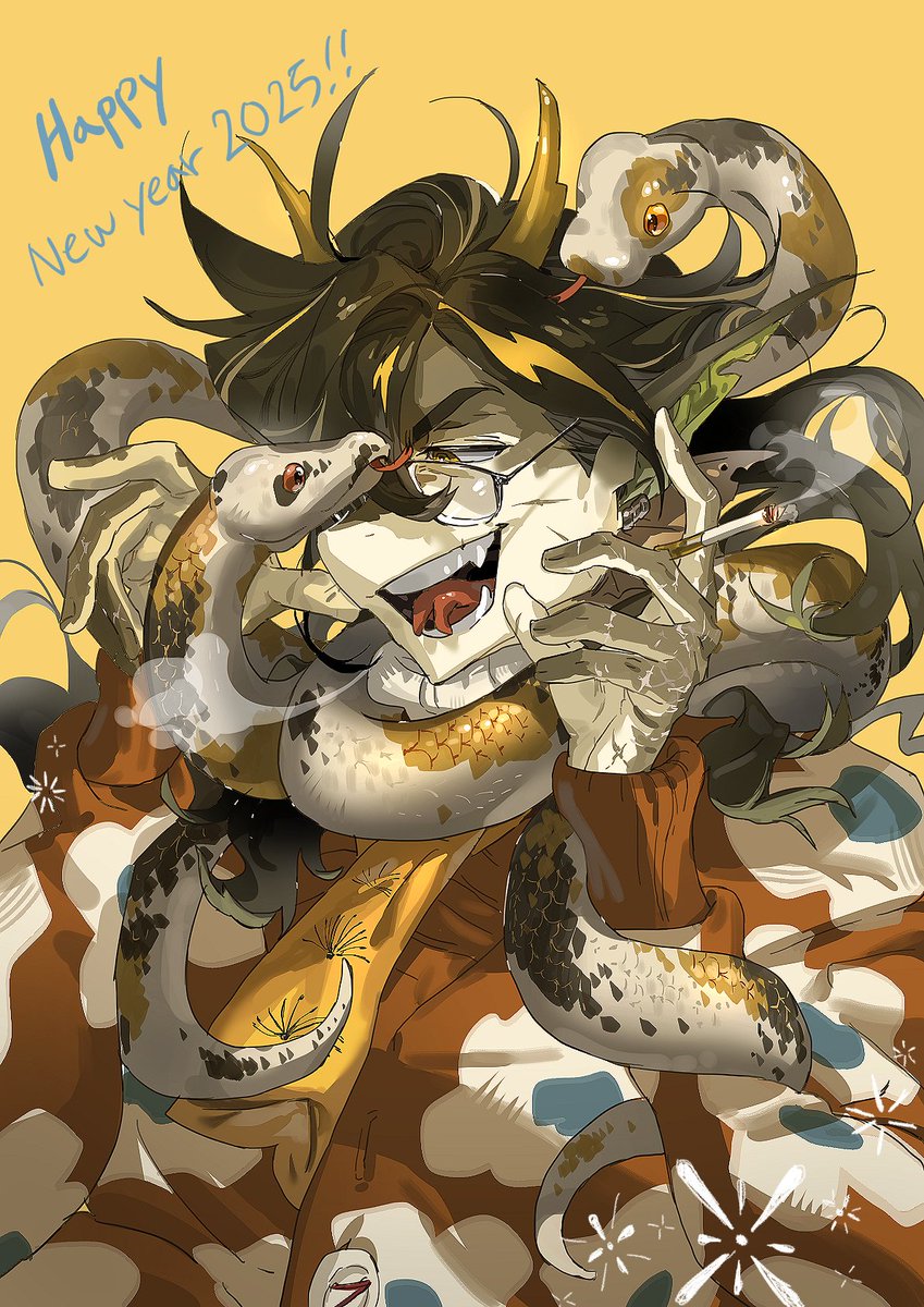 jjongjjong_3's tweet photo. #明日方舟 #アークナイツ #Arknights
happy new year 2025 🐍🐍 https://t.co/yHjhjFgGv6