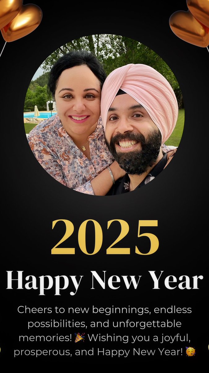 ManpreetSuhi's tweet photo. Wishing you all a very Happy New Year 2025 ❤️🤗 https://t.co/Y8OfE2WKL4
