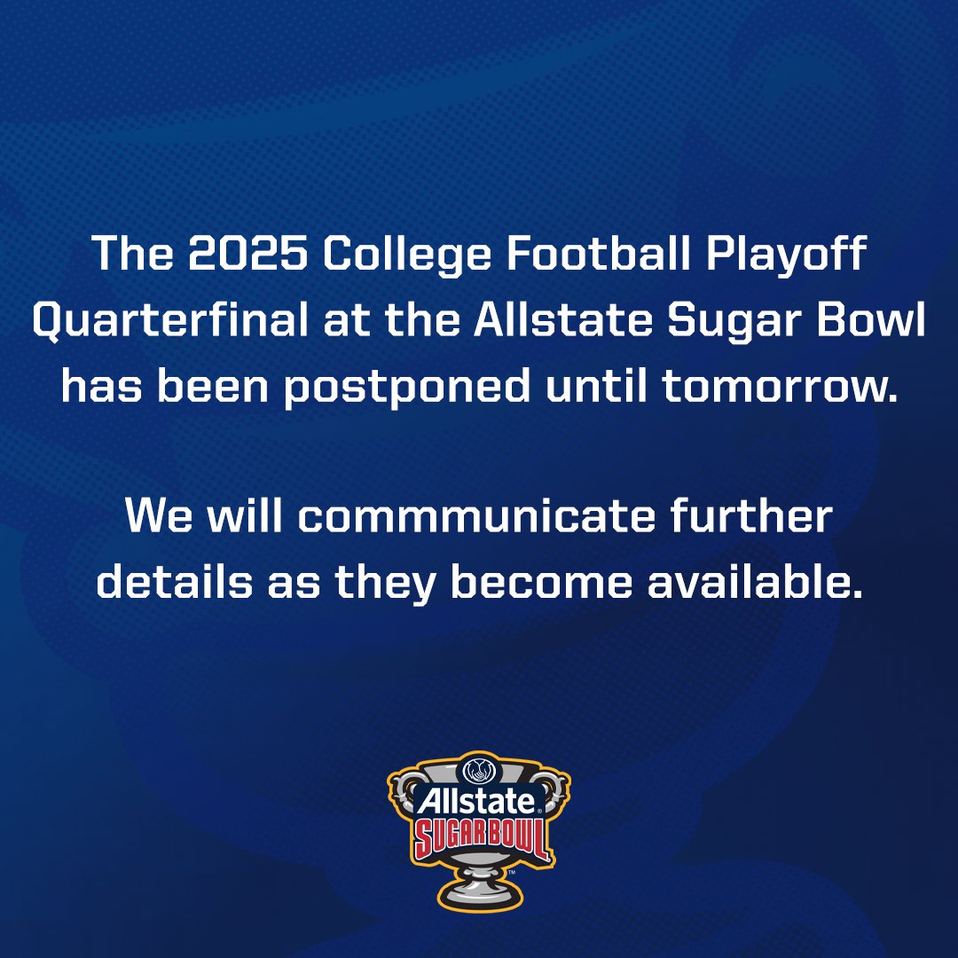 Update on the Allstate Sugar Bowl