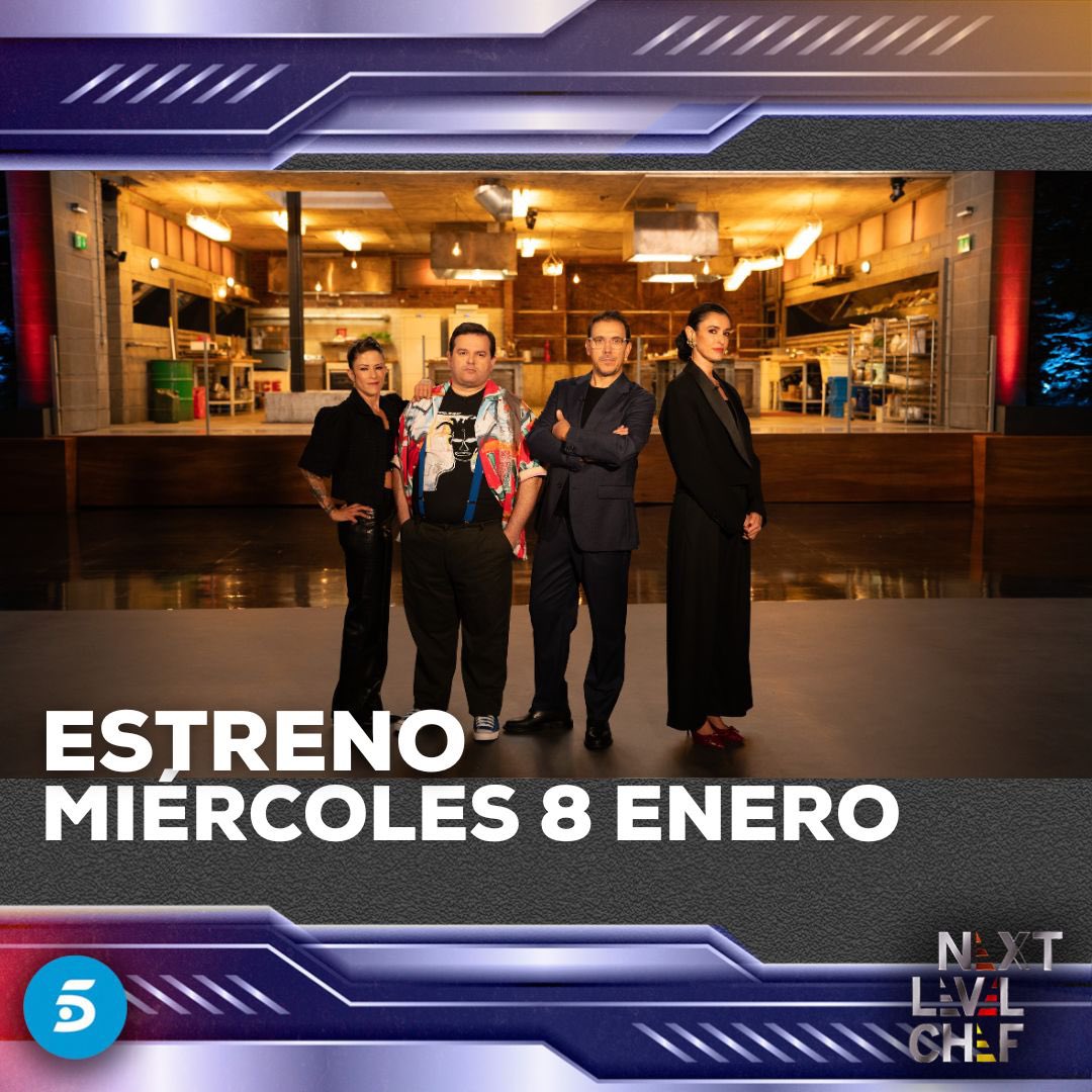 nextlevelchefes's tweet photo. 💥 ¡Encendemos los fogones! 

¡No te pierdas el ESTRENO de #NextLevelChef el próximo MIÉRCOLES, 8 de enero! ❤️‍🔥

📺 En @telecincoes https://t.co/yMJqTMLij5