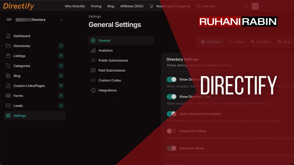 ruhanirabin's tweet photo. From customization options to payment systems, Directify offers a suite of features catering to various needs.
Directify β Build Your Dream Directory Website in Minutes
βΈ https://t.co/F3GAVbR0sF
#nocode #InstantNoCodeApp #DirectoryBuilder #SaaS #SmallBusinessOwners https://t.co/kF6WDapmV4